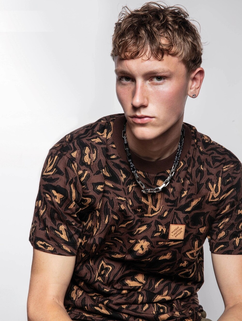 MADE IN ITALY JACQUARD LOUIS VUITTON TSHIRT XL FALL-WINTER 2025 COLLECTION